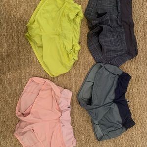 lululemon size 4 short speed shorts